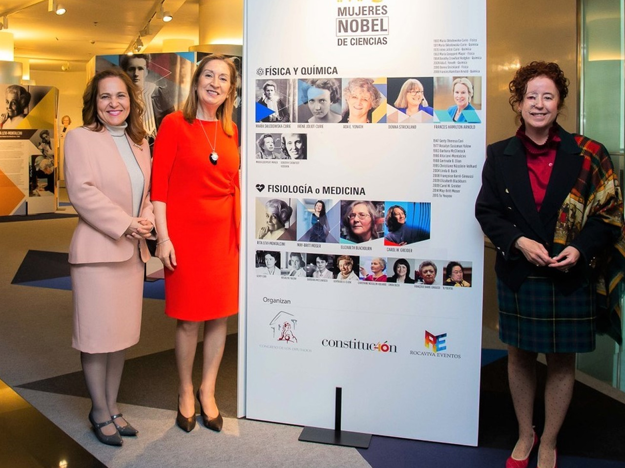 Expo Mujeres Nobel en el congreso de los diputados